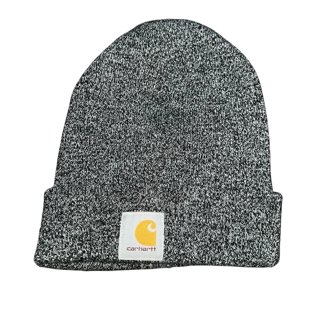 Carhartt Knit Cuffed Beanie Heather Gray Marl One Size OS Winter Hat Unisex Work